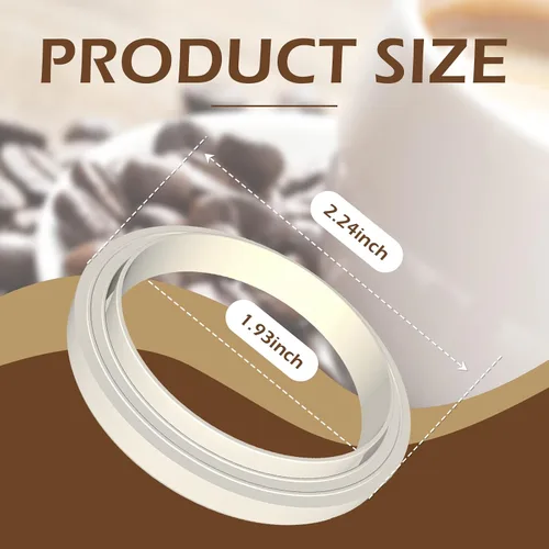 Vista 3 de 2 anillos de vapor de silicona de 2.126 in para máquina de café espresso Breville 878/870/860/880/810/840/450/500 y Sage 880/878/875/870/810/500