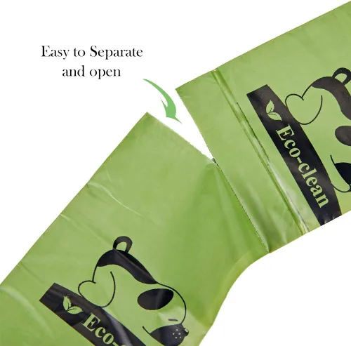 Vista 6 de ECO-CLEAN Bolsas de excremento biodegradables, 16 rollos/240 bolsas