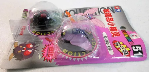 Vista 2 de Pokemon Monster Collection - Figura 51 de Venonat y Venomoth (figura de 2 pulgadas)