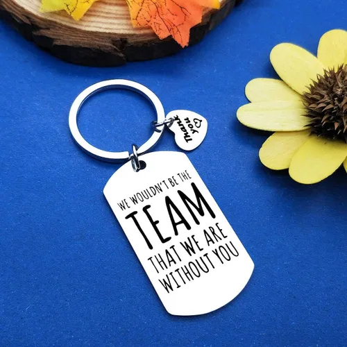 Vista 5 de Llavero de entrenador de jefe, 6 piezas, regalos de agradecimiento para mujeres y hombres, regalos de agradecimiento para supervisor, mentor
