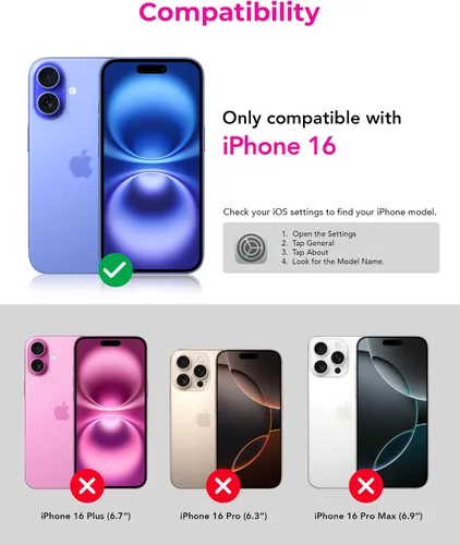 Vista 6 de Crystal Fit - Funda magnética transparente para iPhone 16, compatible con MagSafe, antiamarilleo, funda protectora delgada (para iPhone 16)