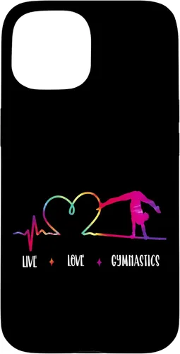 Vista 6 de Gymnastics Girl Live Love Gymnastics Case for iPhone 17
