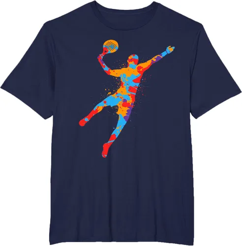 Vista 12 de Playera de Padel Playera Colorida Plataforma Tenis Paddleball Niños Camiseta de Padel