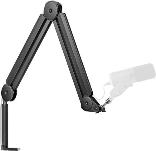 Vista 9 de InnoGear Brazo de Micrófono con Boom, Soporte de Micrófono con Canales de Gestión de Cables y Elevador de Altura para Blue Yeti FIFINE AM8 K669B