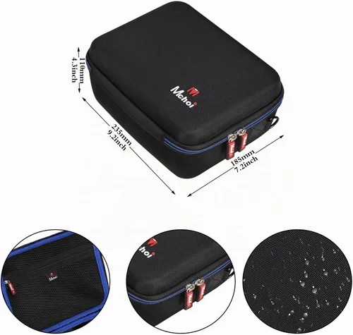 Vista 6 de Mchoi Funda de viaje rígida para proyector AuKing 2022/para mini proyector actualizado 2025, solo funda