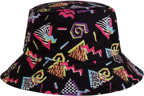 Vista 10 de Sombrero de pescador retro de los años 80 y 90 para mujeres y hombres, sombrero de pescador de moda, plegable, accesorios para rave, sombrero