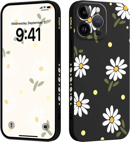Vista 22 de LEECG Funda para iPhone 12 Pro Max, diseño creativo con estampado floral de mariposa de astronauta, funda de teléfono antiarañazos, forro