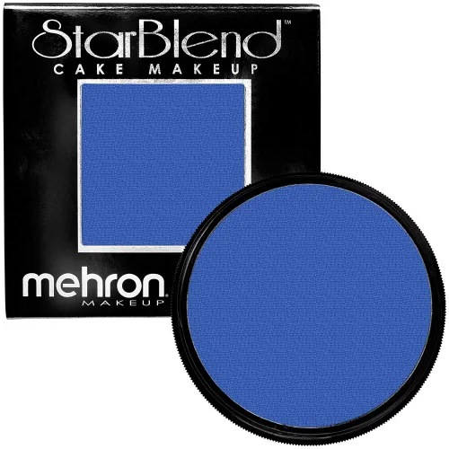 Vista 2 de Mehron Makeup StarBlend Maquillaje en Pastilla Polvo Prensado Húmedo/Seco Base en Polvo Pintura Facial y Corporal Marrón Sable 2 oz (56g)