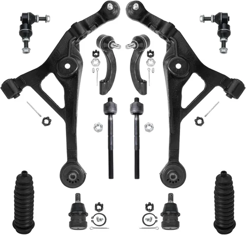 Vista 42 de Detroit Axle - Kit de extremo delantero para Hyundai Sonata XG350 XG300 Kia Optima, 2 brazos de control superiores con juntas de bola, 2 brazos