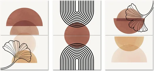 Vista 18 de JBER Paneles acústicos artísticos, paquete de 8 paneles acústicos para decoración de pared con autoadhesivos, paneles de absorción de sonido