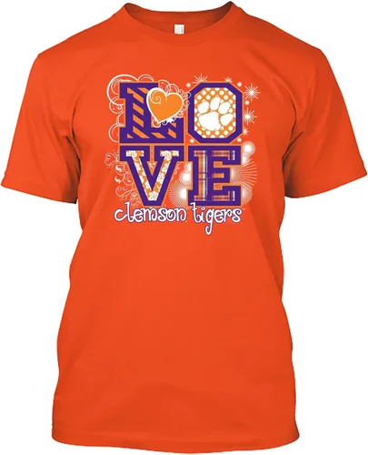 Vista 3 de New World Graphics Camisetas de amor de la NCAA, varios equipos disponibles