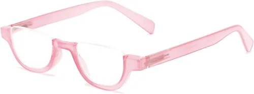 Vista 10 de The Shay - Gafas de lectura de media lectora, semirarimas, coloridas, 1.25 transparentes