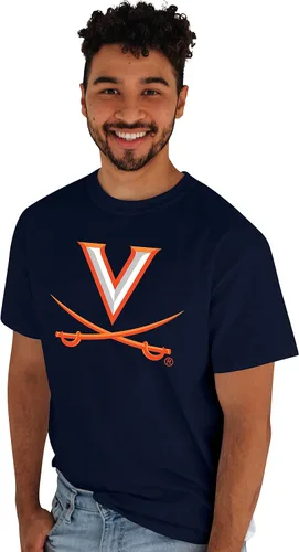 Vista 20 de Blue 84 Camiseta NCAA para hombre, icono de color del