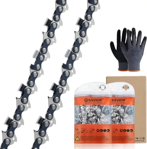 Vista 17 de Savior 4Pack GTA 26 Cadena de Motosierra Mini de 4 Pulgadas de 1/4" LP.043" de Calibre 28 Enlace de Transmisión para Podadora de Hojas Stihl GTA 26