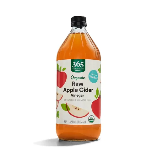 Vista 3 de 365 by Whole Foods Market, Vinagre de sidra de manzana crudo orgánico, 16 onzas líquidas