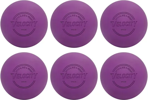 Vista 53 de Pelotas de lacrosse Velocity - 1, 2, 3, 6, 12, 18, 24, 36, 60 y 120 paquetes - para práctica, tamaño oficial aprobado por la NFHS y la universidad