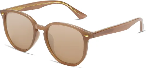Vista 2 de VANLINKER Gafas de sol polarizadas hexagonales de moda para mujer VL9696