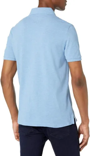 Vista 12 de Tommy Hilfiger Polo de piqué de algodón de manga corta para hombre en ajuste regular