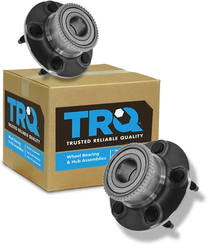 Vista 80 de TRQ Juego de 2 rodamientos de rueda delantera y conjunto de cubo compatible con Tesla 3 2020 Y 2018-2019