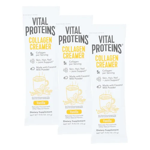 Vista 9 de Vital Proteins Crema de colágeno de vainilla individual, 0.46 oz