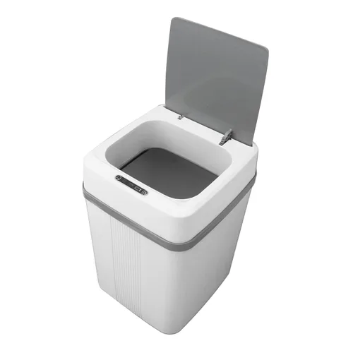 Vista 9 de Bote de basura con sensor inteligente, sensor de movimiento automático con carga USB, para dormitorio, baño, cocina, oficina