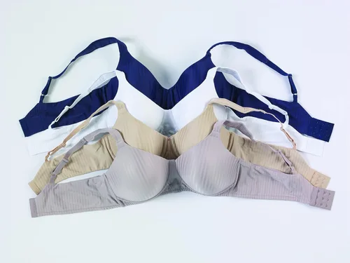 Vista 5 de Playtex Women's Perfectly Smooth Full-Coverage Wireless T-Shirt Bra for Full Figures