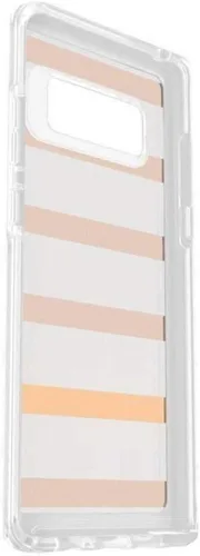 Vista 3 de OTTERBOX SYMMETRY CLEAR SERIES - Funda para Samsung Galaxy Note8, embalaje al por menor - INSIDE THE LINE (GRÁFICO TRANSPARENTE/INTERIOR DE LÍNEA)