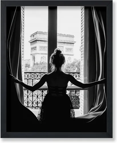 Vista 21 de Poster Master - Cartel de moda - Impresión de compras en París - Arte de fotografía de moda - Regalo glamuroso para ella, mujeres, fashionistas