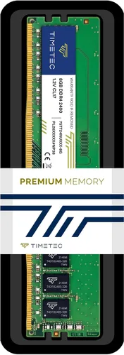 Vista 8 de Timetec 8 GB DDR4 2400 MHz PC4-19200 sin ECC sin búfer 1.2 V CL17 1Rx8 de rango único 288 pines UDIMM módulo de memoria RAM de actualización para PC