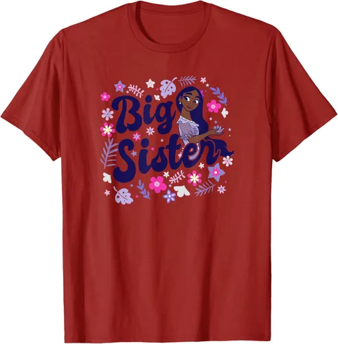 Vista 65 de Disney Encanto Isabela Madrigal Big Sister - Camiseta floral, gris, S Asfalto
