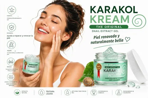 Vista 2 de Karakol Kream Baba De Caracol Crema Tono Celular Manchas Caracol Gel Quita Arrugas