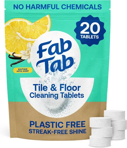 Vista 10 de Fab Tab Tabletas limpiadoras de suelos - Solución de mopa sin rayas