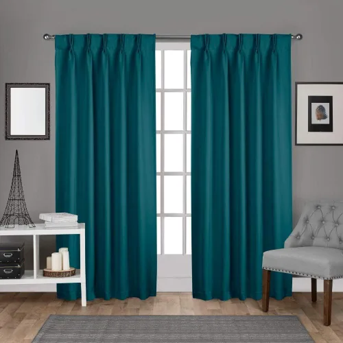 Vista 27 de Cortinas Exclusive Home Curtains, par para panel, de satén Plata