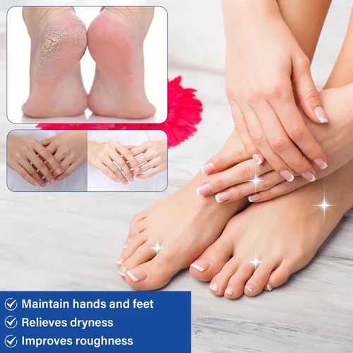 Vista 7 de 3 unidades de crema hidratante y antigrietas para pies, crema de urea de máxima fuerza para pies, loción de pies para talones, manos secas
