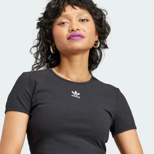Vista 6 de adidas Originals Camiseta acanalada Essentials para mujer