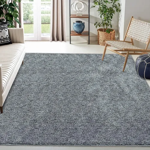 Vista 12 de Fashionwu Alfombra grande de 8 x 10 pies, para dormitorio, oficina, moderna, elegante, de hilo teñido, de alta resistencia, calidad de hotel
