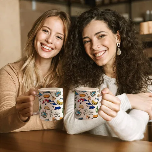 Vista 6 de Lotacy Taza de café con símbolos de Cuba con bandera de mapa, taza de cerámica de bandera cubana de 11 onzas, recuerdo de Cuba y regalos, idea