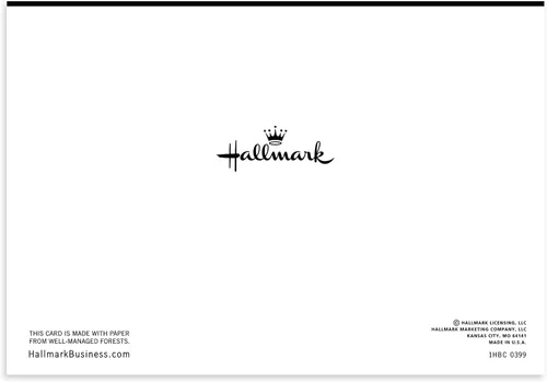 Vista 3 de Hallmark Business (paquete de 25) tarjetas de Halloween (negro y naranja) para empleados, grupos, asociaciones, organizaciones, personal