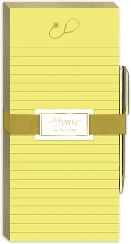 Vista 6 de Lady Jayne - Bloc de notas troquelado con bolígrafo de icono de enfermera, 10 cm x 20 cm, corazón