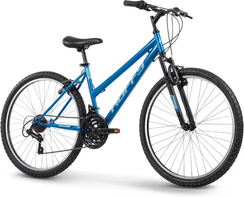 Vista 18 de Huffy Bicicleta de montaña Stone para hombres y mujeres, 20"/24"/26", 6 velocidades (20") o 21 velocidades, suspensión delantera o doble (varía)