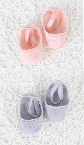 Vista 7 de Yenzat Calcetines antideslizantes antideslizantes para bebés con agarre para niñas pequeñas