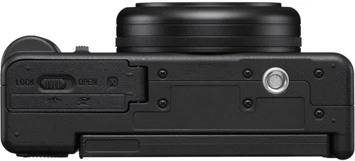 Vista 4 de Sony ZV-1F Cámara para Vlog (Negro) 20.1 MP Sensor de 1” Lente ultra gran angular de 20mm Video 4K Kit compacto para creadores con estuche