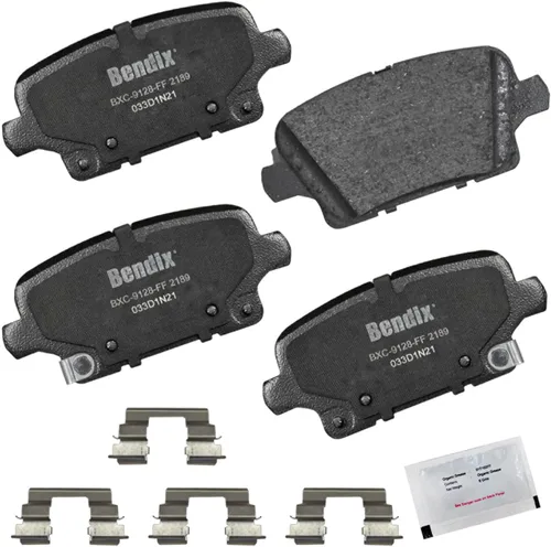 Vista 275 de Bendix Priority1 CFC154 - Juego de pastillas de freno de disco para Avanti II, Century, LeSabre, Regal, Riviera, chasis comercial, DeVille