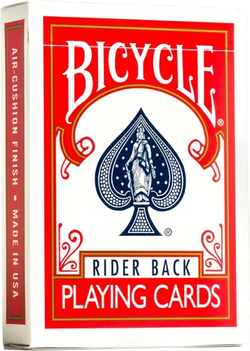 Vista 7 de Juego de cartas estándar con jinete en la parte posterior Bicycle, multi-colored, Estándar
