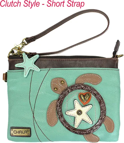 Vista 5 de CHALA Mini bandolera/bolso con correa convertible elegante, compacto, versátil