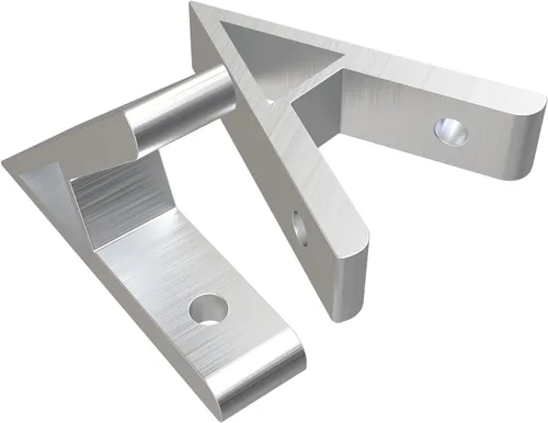 Vista 3 de 4 unids 45 grados/135 grados 2020 esquina soporte de conexión para perfil de extrusión de aluminio serie 2020 (45 grados)