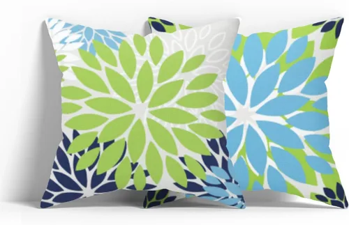 Vista 9 de Fundas de almohada con patrón bohemio de doble cara, fundas de almohada retro con diseño floral de mandala hippie, decoración retro, fundas