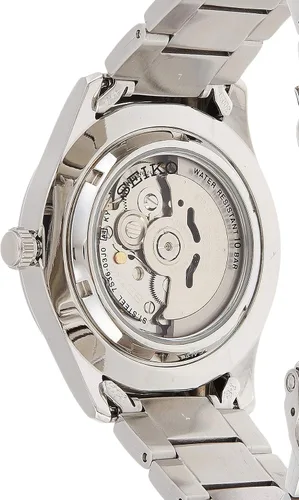 Vista 2 de Seiko 5 relojes automáticos de acero inoxidable con esfera negra SNZG13K1 Negro L