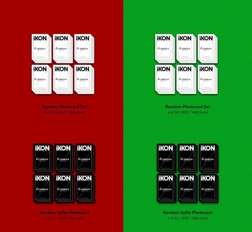 Vista 5 de YG Ent. iKON - FLASHBACK [PHOTOBOOK ver.] 4º mini álbum+juego de tarjetas de fotos extra (ver al azar, + 1 póster plegado)