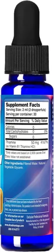 Vista 3 de Dr's Advantage Gotero líquido de vitamina B1 de 2 onzas, suplemento de tiamina B1 para apoyo energético, vitaminas B1 esenciales, promueve
